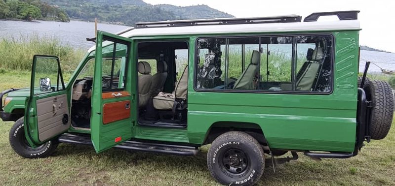 Safari Landcruiser for Rwanda Safaris 